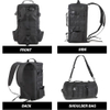 Multifunctional Large-Capacity Sling Bag High-performance Tackle Bag For Fishing Camping Hiking Fishing Tackle Backpack