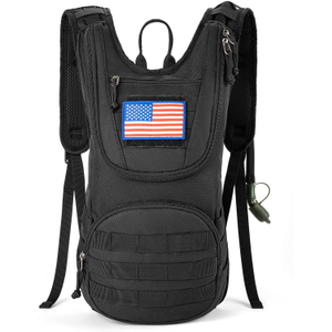 Molle Hydration Backpack 900D with 2L Water Bladder for Hiking Cycling Running Tactical Water backpack