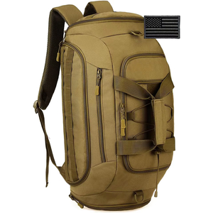 2025 New Design Large Capacity Molle Luggage Suitcase Tactical Duffle Bag Men Sports Gym Backpack