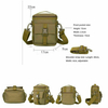 Men's Tactical Military Shoulder Bag for Camping Travel Hiking Crossbody Messenger Bag