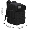 Army Outdoor Adventure Pack for Camping Hunting Hiking Laser Cut Molle Military Rucksack