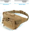 Tactical Fanny Pack Military Waist Bag Pack Utility Hip Pack Bag with Adjustable Strap Waterproof for Outdoors Fishing Cycling Camping Hiking