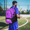 Custom Logo Large Capacity Basketball Backpack Soccer Bag Basketball Backpack with Shoe Compartment