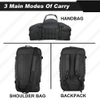 Custom Logo Waterproof 3 In 1 Tactical 45L Tactical Backpack Travel Sport Gym Fitness Duffle Bag with Nylon MOLLE webbing