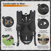 BSCI Factory OEM ODM Lightweight Running Vest Hydration Bladder Hiking Biking Running Vest Hydration Backpack