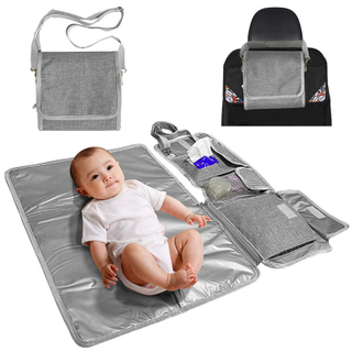 OEM Custom Portable Baby Changing Pad Washable Diaper Bag for Newborns Toddlers Waterproof Baby Travel Mat Kit