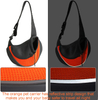 Pet Travel Safe Dog Cat Sling Carrier with Breathable Mesh Pet Sling Carrier Puppy Shoulder Bag