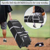 Custom 4 Bats Large Multi-Pockets Baseball Roller Bag Softball Baseball Bags with Wheels