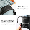 New Arrival Customizable Rainproof Bicycle Saddle Pack Bike Trunk Bag Bike Rack Rear Bag with Bottle Holder