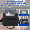 Factory Wholesale Durable Lightweight Bowling Backpack Insulated 2 Bowling Ball Bag With Padded Ball Holder