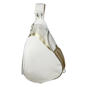 OEM ODM Sports Bag Fashion Twill with PU Coated Tennis Sling Bag Badminton Racket Bag Padel Crossbody Bag