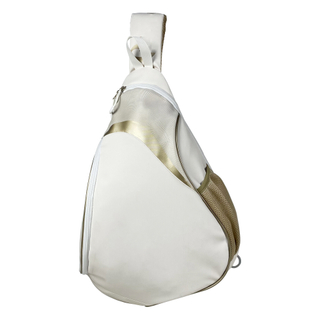 OEM ODM Sports Bag Fashion Twill with PU Coated Tennis Sling Bag Badminton Racket Bag Padel Crossbody Bag