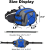 Hiking Fanny Pack Large Waist Bag for Men Women with Bottle Holder Water Resistant Lumbar Pack