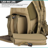 Laser Cut Style MOLLE Tactical Range Bag Backpack with Built-In Weather Resistant Rain Cover