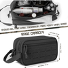 OEM ODM Custom Waterproof Tactical Toiletry Bag Hygiene Bag Gym Molle Pouch with 3 Elastic Loops