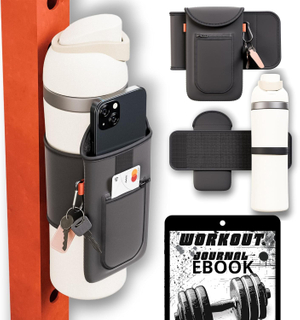Hot Selling Custom Mini Water Bottle Sleeve Bag Large Phone Pocket Magnetic Gym Pouch