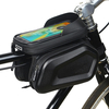 Fashion Hot Selling Large Capacity Bike Handlebar Front Bag Touchable Phone Holder Waterproof Bicycle Frame Front Tube Bag