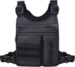 OEM ODM Custom Sports Outdoor Chest Bag Breathable Water & Wear Resistant Lightweight Running Vest