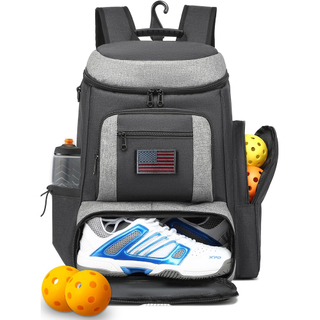 2024 New Design Lightweight Oxford SBS Zippers Sports Bag Pickleball Bag Pickleball Backpack with a Fence Hook