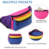 Women's Fashion Colorful Waist Bag for Festival Travel Party Belt Bags Newly Shoulder Chest Fanny Pack