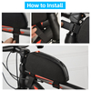 Custom Luminous Design Water-Resistant Bike Storage Accessories Pouch Bicycle Front Frame Bag Bike Top Tube Bag 