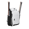 Fashion White Black Large Capacity Slugger Prime Stick Pack Baseball Bags Baseball Bag Backpack with Two Fence Hooks