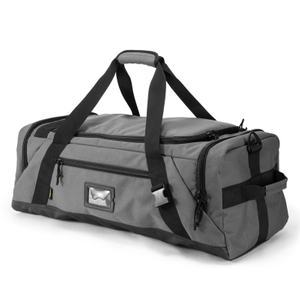 90L Polyester Water Repellent Duffle BagWeekend Backpack Fitness Bag with Back Flap Pocket & Lockable Zipper