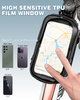 1.6 L Outdoor Rainproof Bicycle Accessories Bicycle Phone Holder Bike Front Frame Pack Bike Top Tube Bag with TPU Touch Screen 