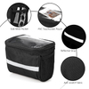 ODM&OEM Large Insulated Bike Storage Bag Bicycle Front Tube Bag Bike Handlebar Bag with Reflective Strip