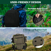 New Design 43L Large Durable Green Fishing Tackle Backpack Fly Fishing Backpack With Rod Holder
