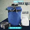 Bouldering Chalk Bag Bucket with Quick-Clip Belt & Carabiner Drawstring Rock Climbing Chalk Bag