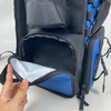 Unisex Large Capacity Heavy Duty Fishing Tackle Bag Water Resistant Storage Tackle Backpack with Rain Cover