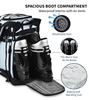 2026 Fashionable 55L-70L Expandable Ski Boot Bag Ski Backpack with Helmet Compartment
