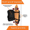 BSCI Factory Custom Foldable Skateboard Bag Large Waterproof Travel Skateboard Backpack
