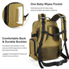 Men's Daddy Large Travel Baby Bag with Molle System Military Tactical Survival Diaper 3 Day Backpack for Dad