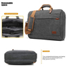 17.3 Inches Laptop Messenger Bag Shoulder Bag Canvas Backpack Oxford Cloth Multi-Functional Briefcase for Laptop