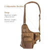 2021 Hot Selling Fishing Shoulder Bag Crossbody Messenger Fishing Sling Bag Fishing Waist Bag