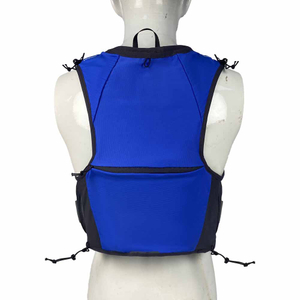 Quick Drying Cycling Vest Hydration Jogging Running Vest with Adjustable Chestband fites Two Soft Flask