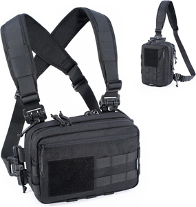 OEM ODM Custom Multi Usage Tactical Expandable Chest Bag Quick Access Outdoor Hunting Hiking Running Vest