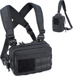 OEM ODM Custom Multi Usage Tactical Expandable Chest Bag Quick Access Outdoor Hunting Hiking Running Vest