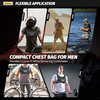 Wholesale Custom Lightweight Water Resistant Running Vest Pack Tactical Chest Bag with Adjustable Straps