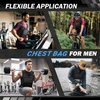 Custom Fashion Adjustable Minimalist Chest Pack Water Wear Resistant Portable Running Vest Bag
