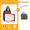 Expandable Insulated Reflective Strip Delivery Cooler Bike Bag Takeaway Food Delivery Bags