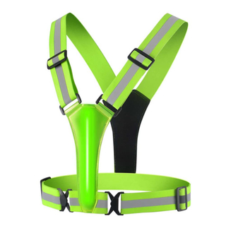 Safety Reflective Vest LED Adjustable Running Lights High Visibility Safety Running Vest for Night Walking Jogging