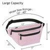 Factory Custom Color Fanny Waist Pack for Running Cycling Hiking Sports Casual Waist Pack Phone Bag
