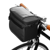 2025 New Style Water-resistant Insulated Design Bicycle Front Pack Shoulder Bag Bike Handlebar Bag with TPU Touch Screen 