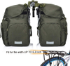 Hot Selling Outdoor Large Waterproof Bicycle Commuting Bag Saddle Bags Bike Panniers Bag with Reflective Trim