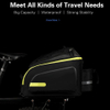 New Arrival Customizable Rainproof Bicycle Saddle Pack Bike Trunk Bag Bike Rack Rear Bag with Bottle Holder