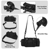 2025 New Design Durable Water Resistant Tactical Shoulder Bag Waist Bag Bicycle Handlebar Bag with Molle System