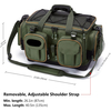 Custom Logo 600D Saltwater Resistant Durable Waterproof Functional Design Fishing Tackle Storage Bag